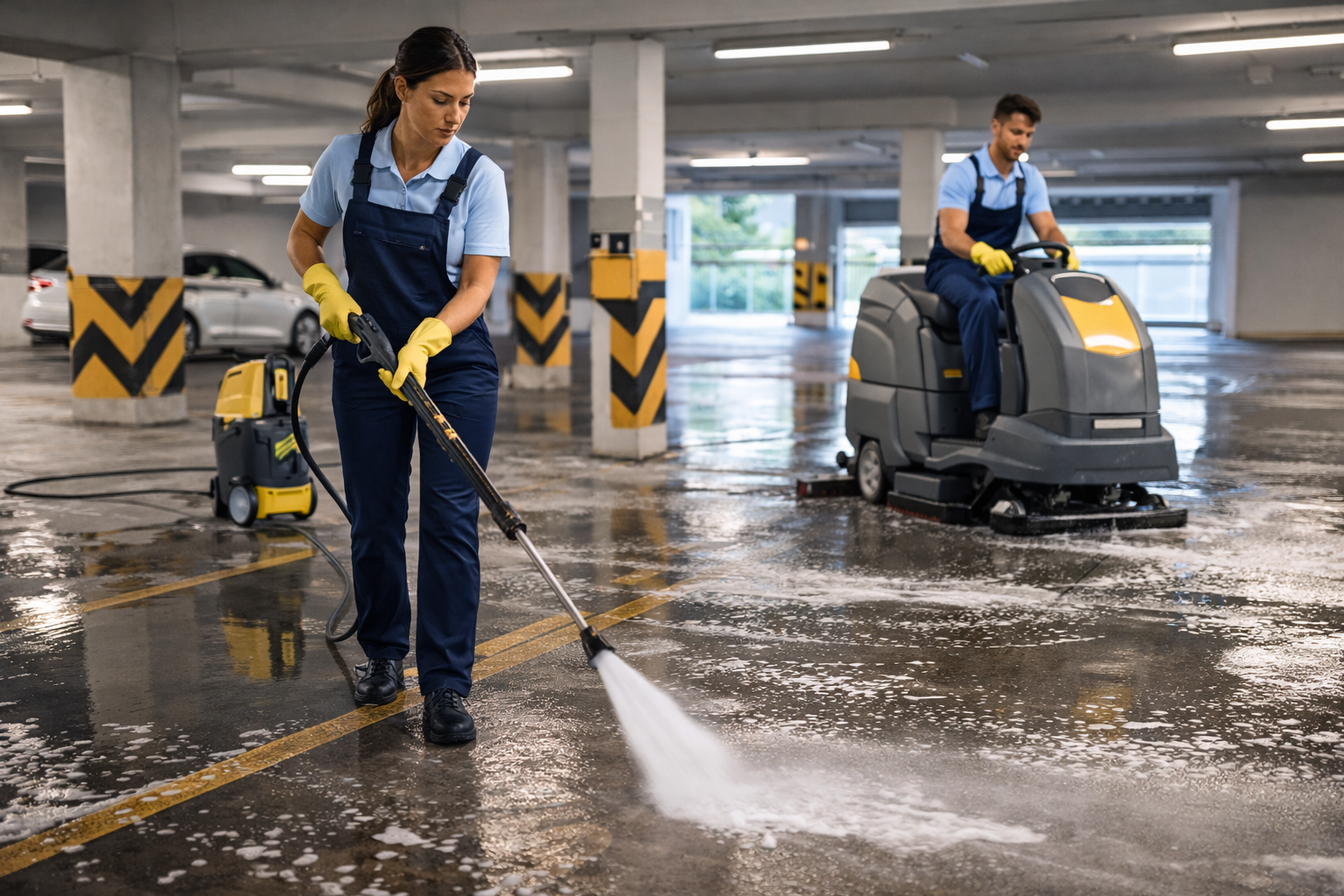 Otopark Yıkama Hizmeti